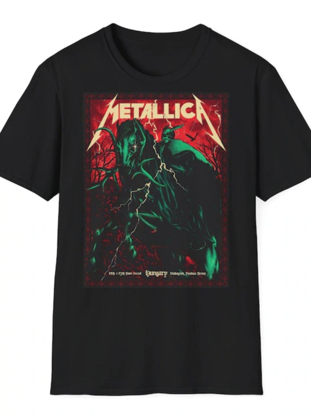 Metallica Budapest 2026 T shirt - Concert t shirt - M72 World Tour